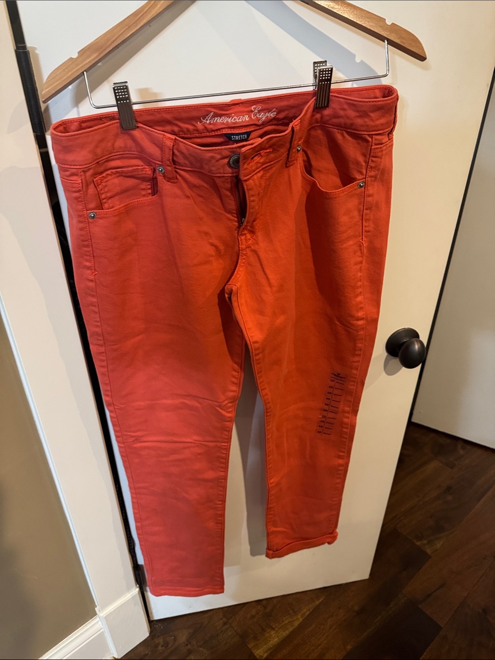 American Eagle Outfitters Orange Skinny Jeans, NWOT